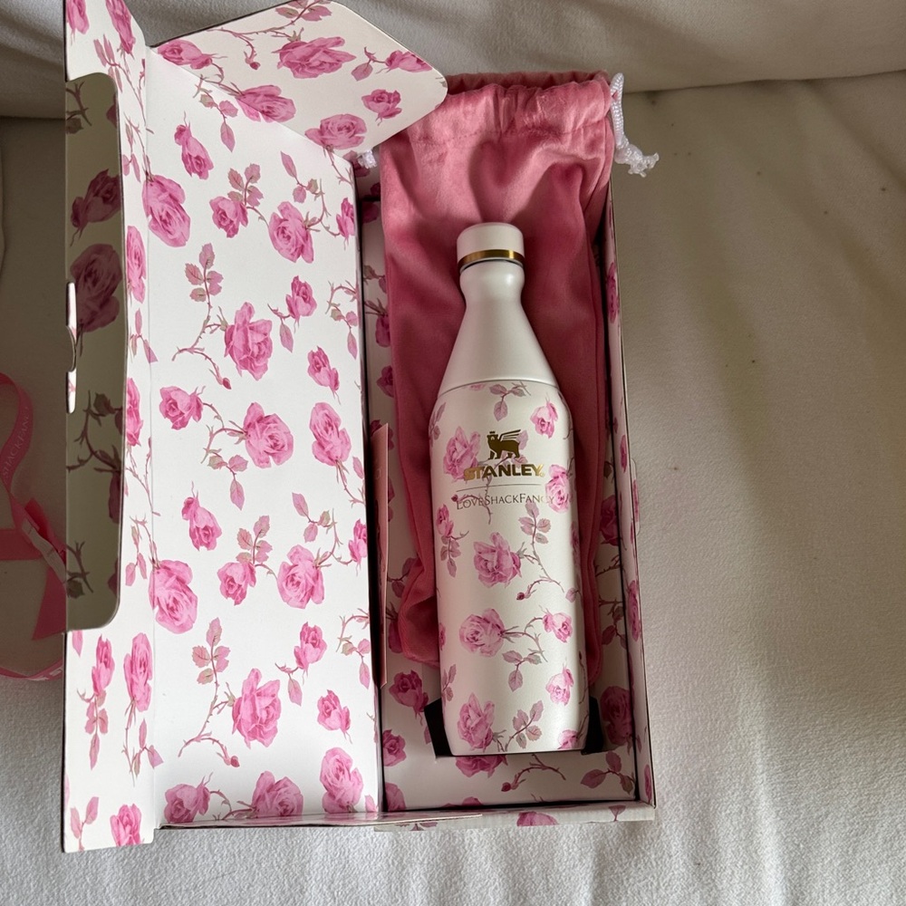 LoveShackFancy Stanley LIMITED EDITION collab slim water bottle